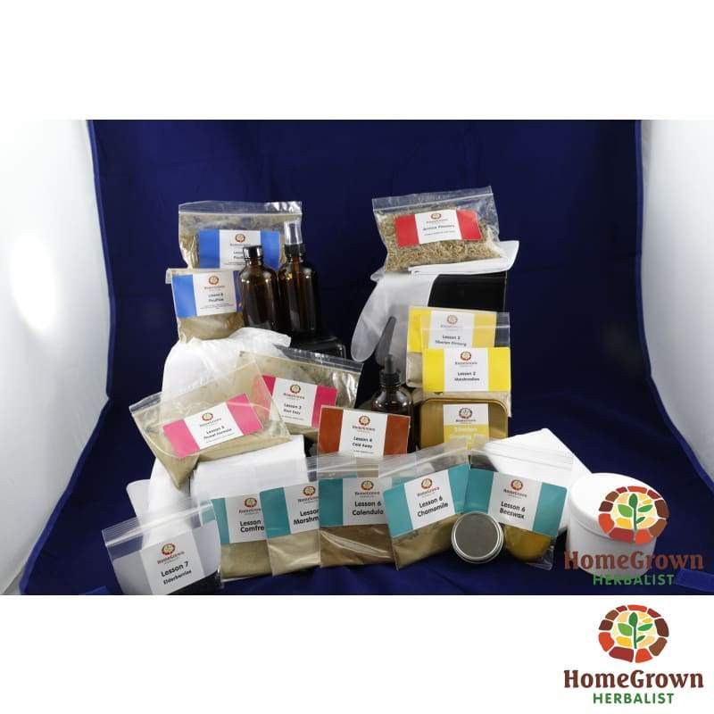 Medicine Makers Kit & Online Lessons - Herb Kits HomeGrown Herbalist herb kit